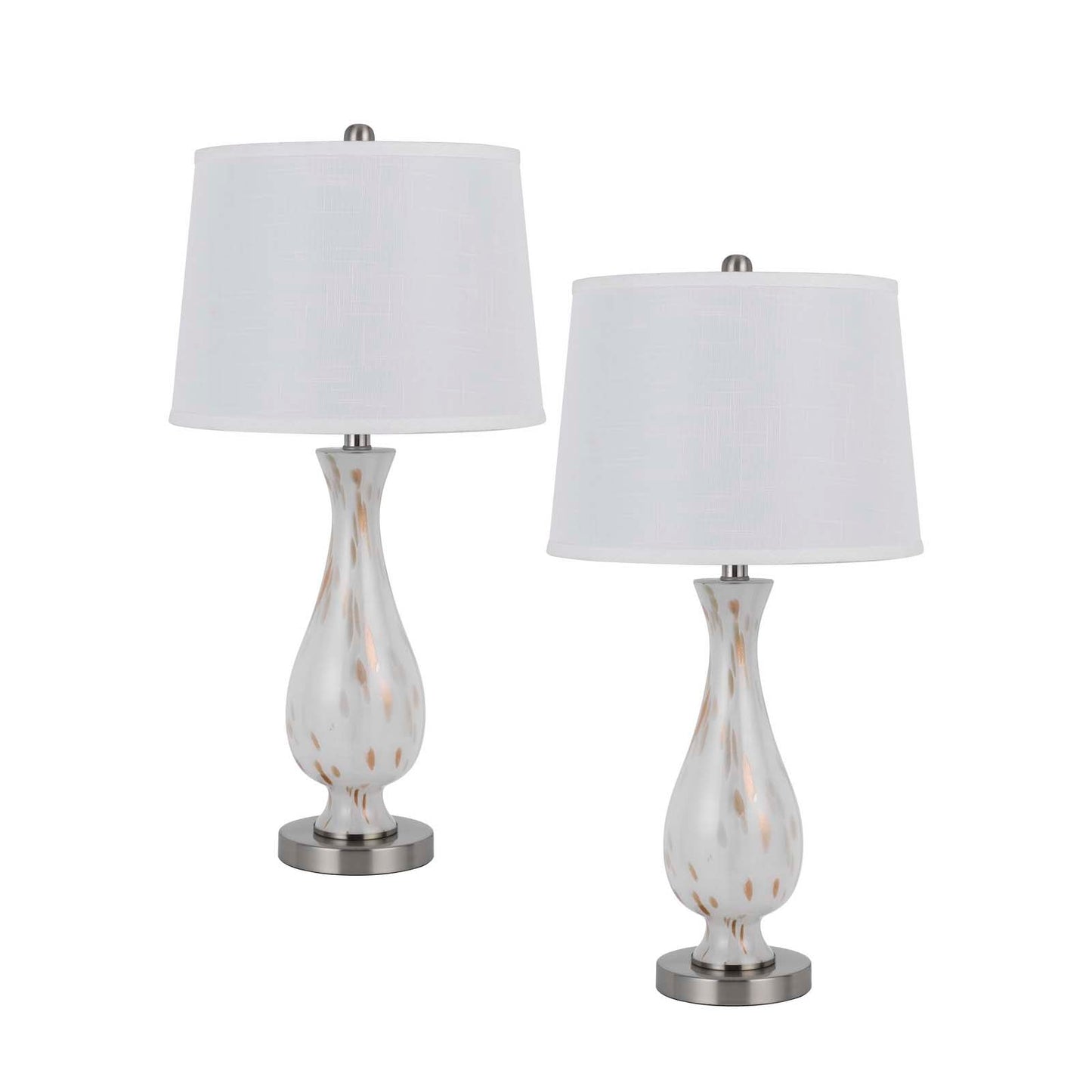 white table lamp