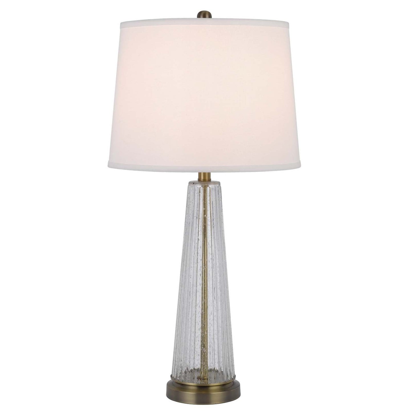 brass table lamp