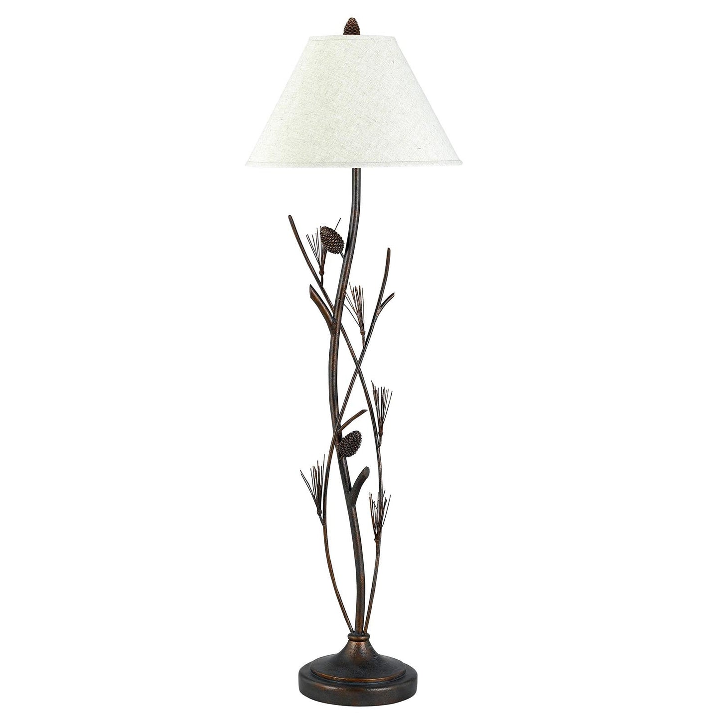 brown floor lamp