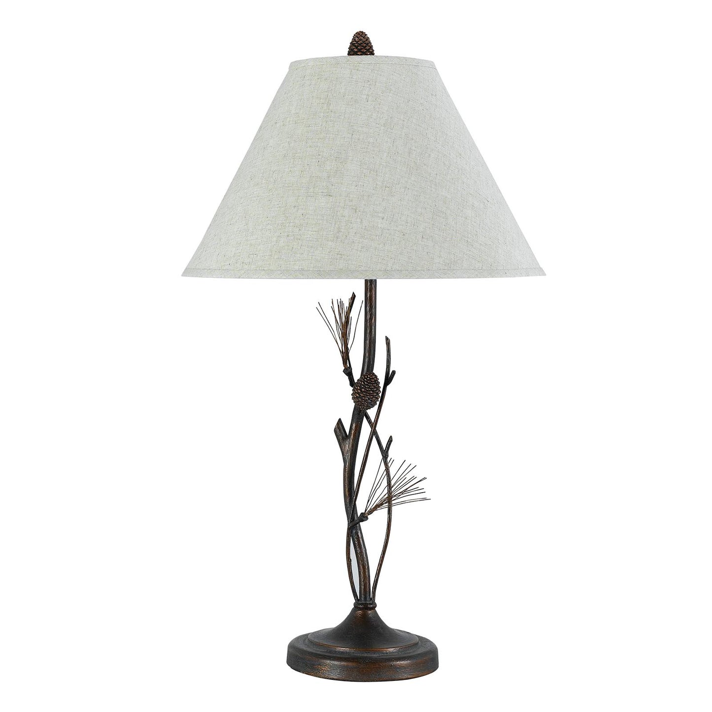 brown table lamp
