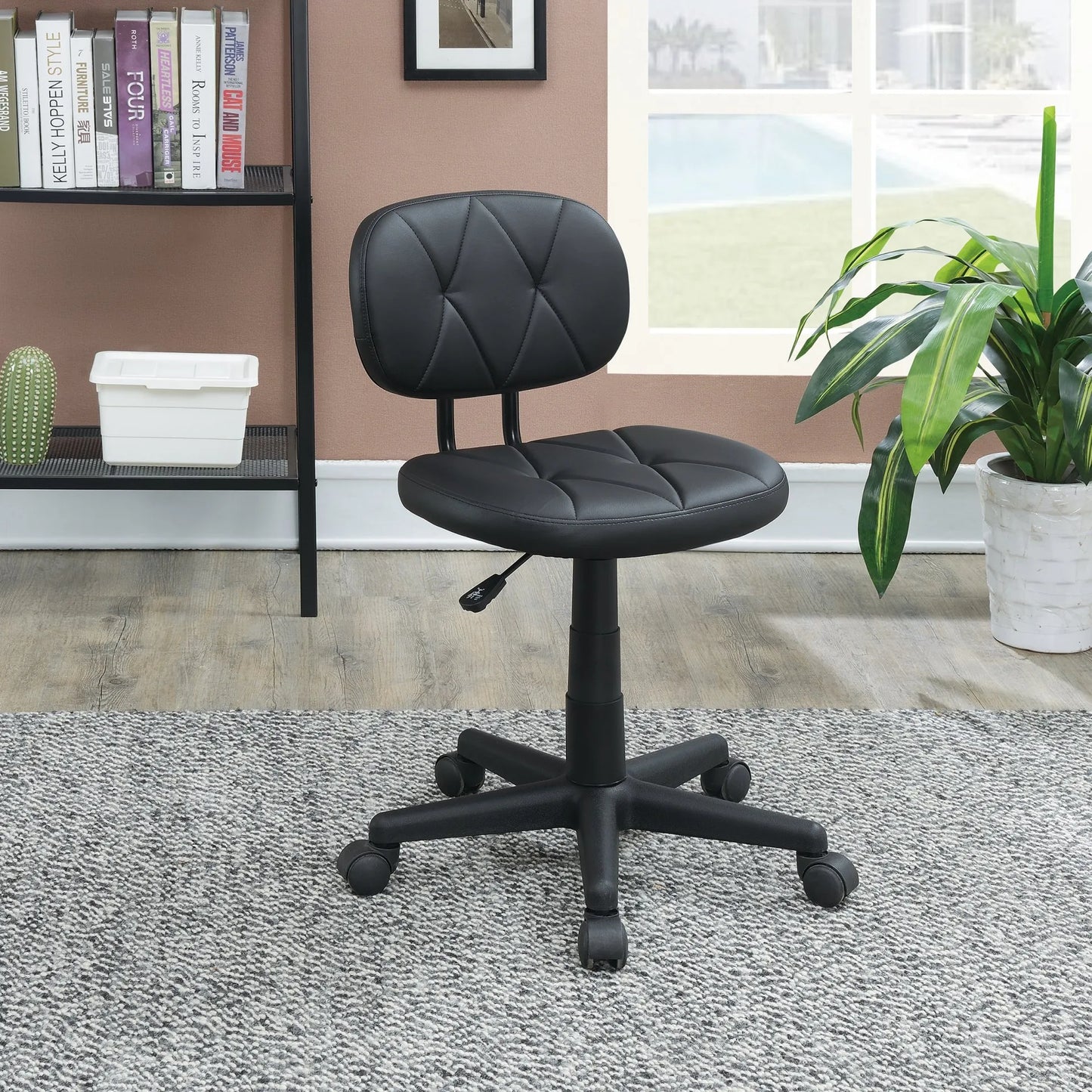 black office chair