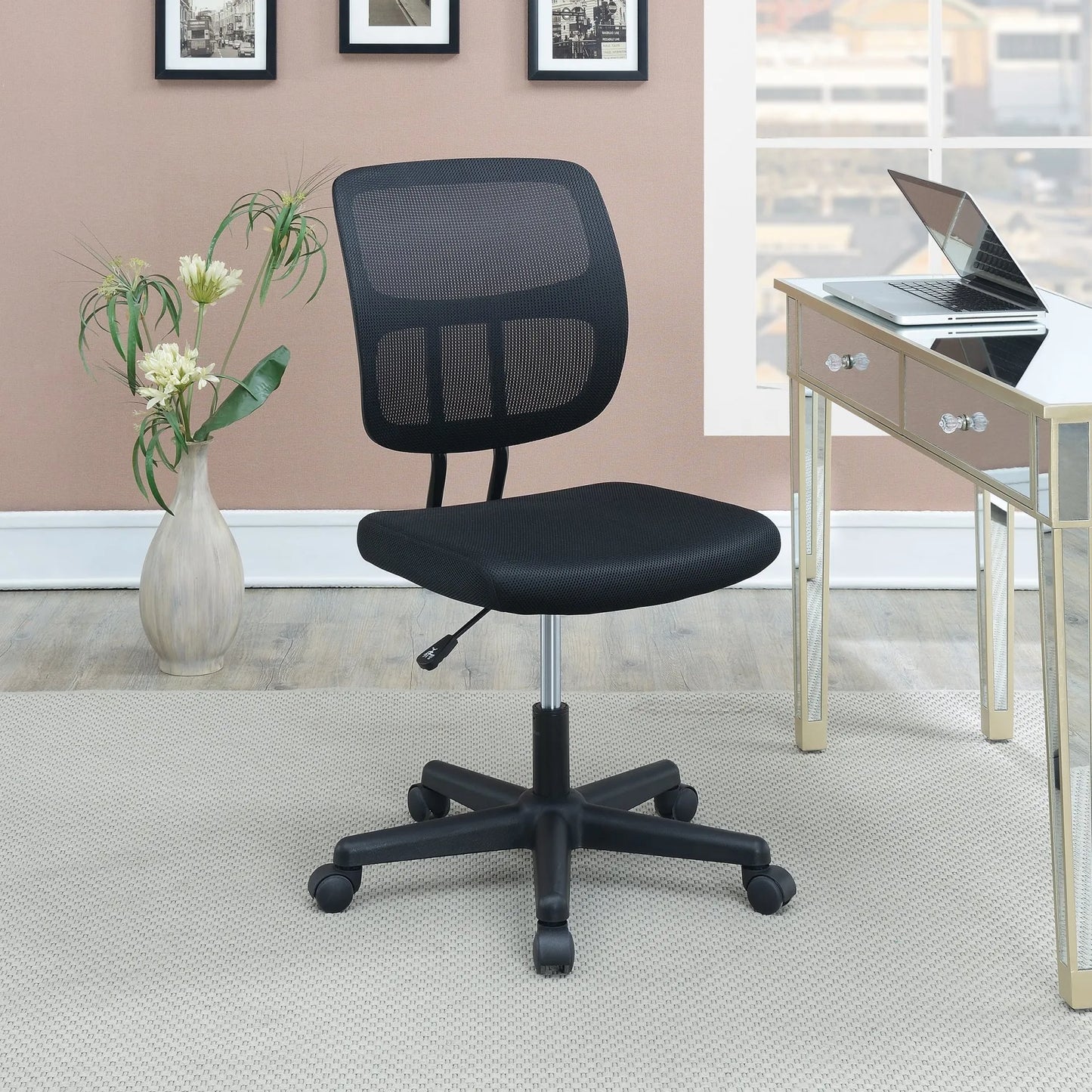 black office chair