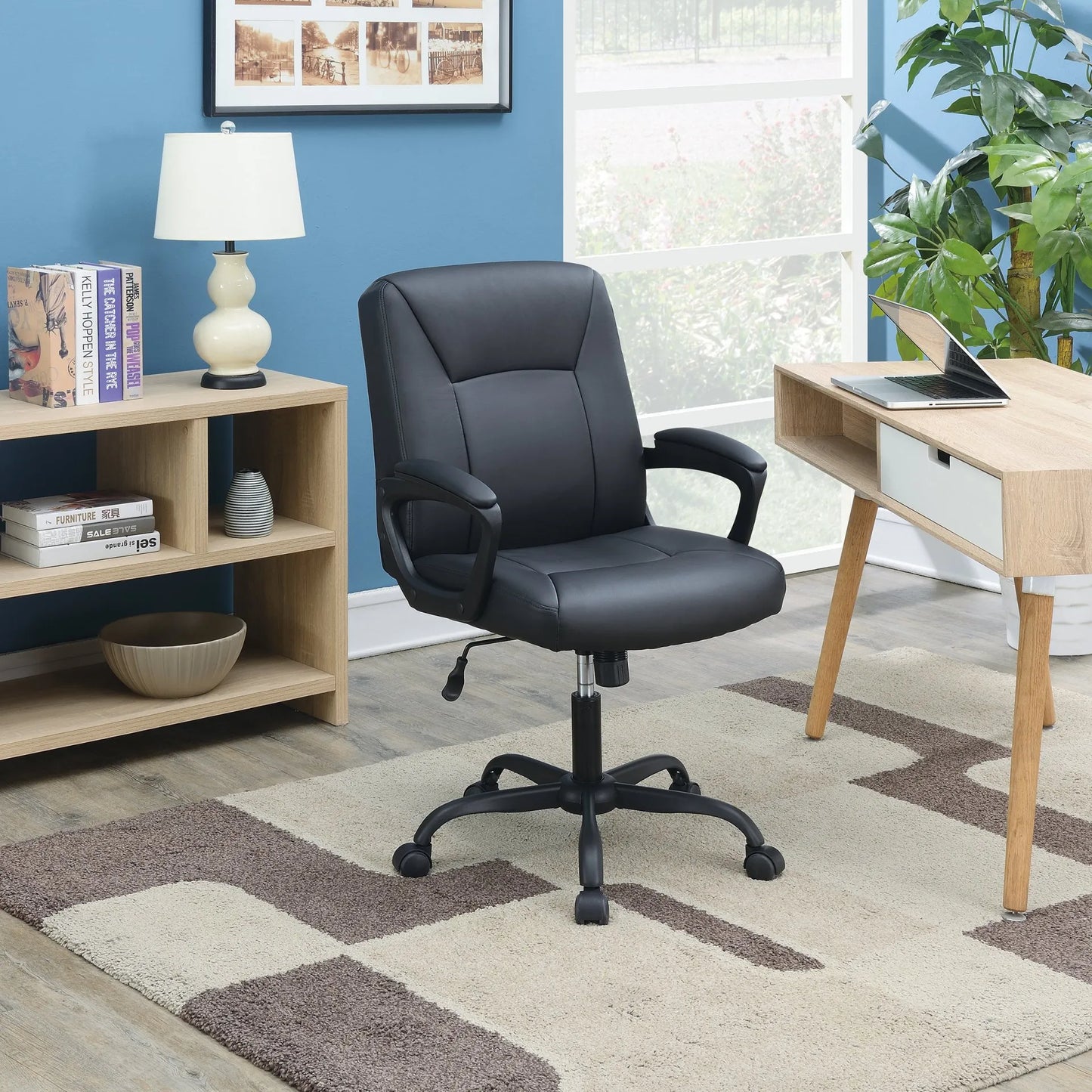 black office chair