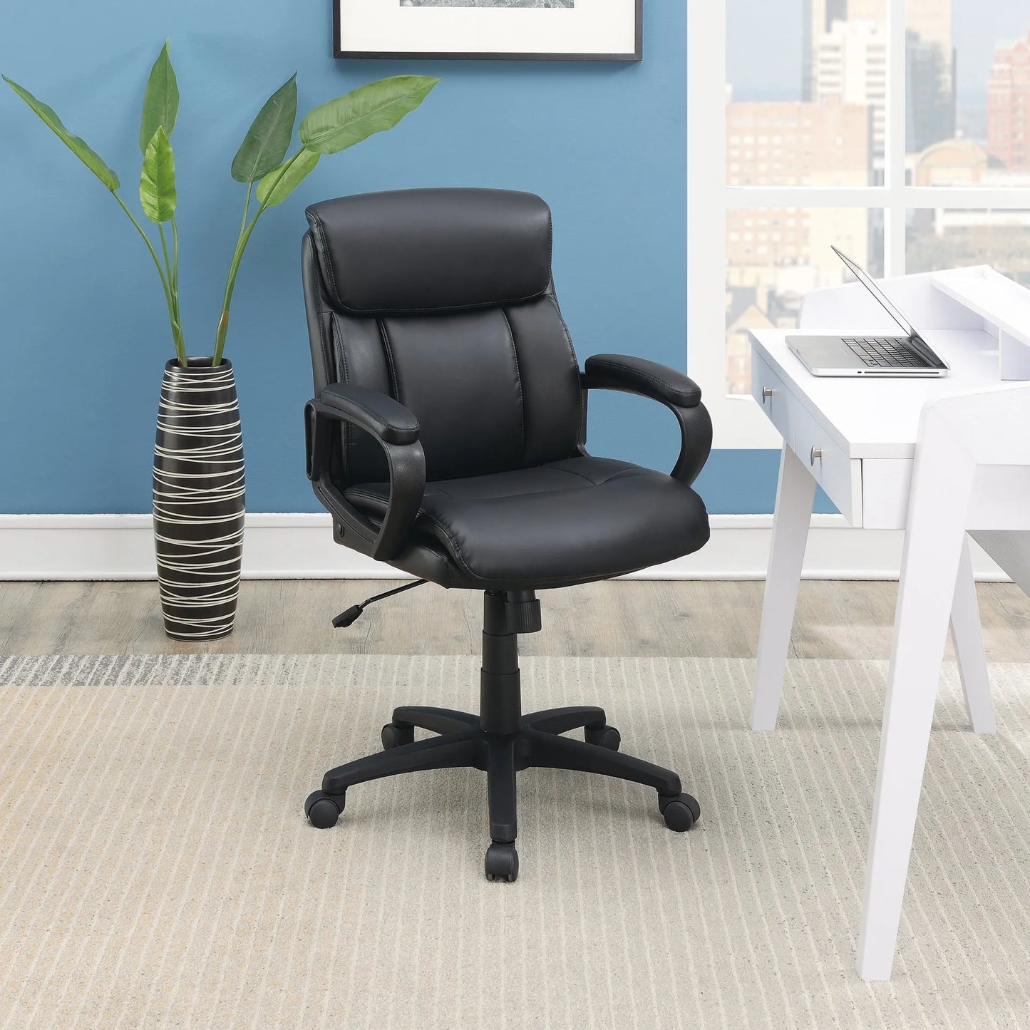 black office chair