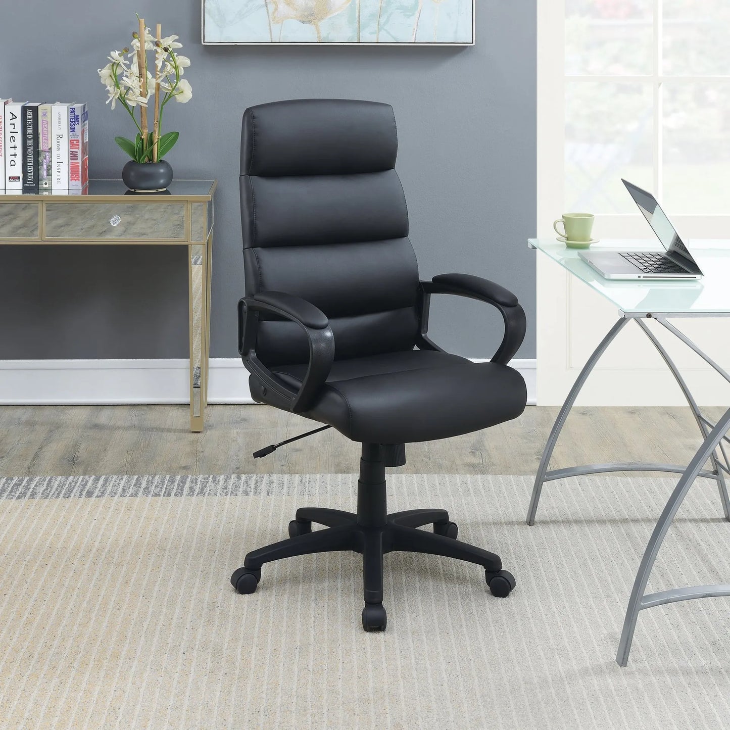 black office chair
