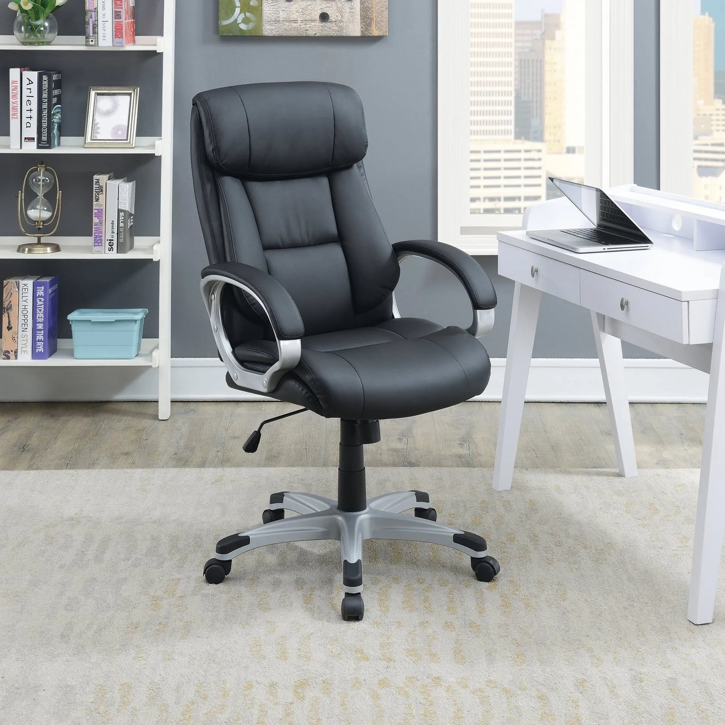 black office chair