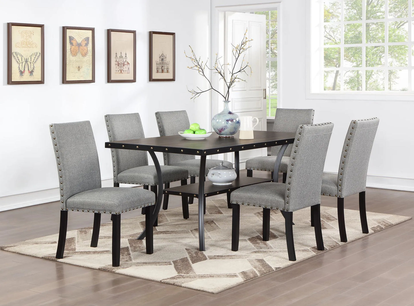 grey dining set