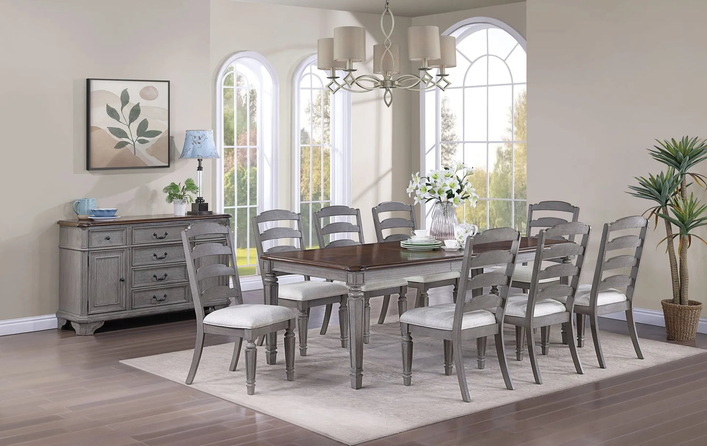 wooden dining set