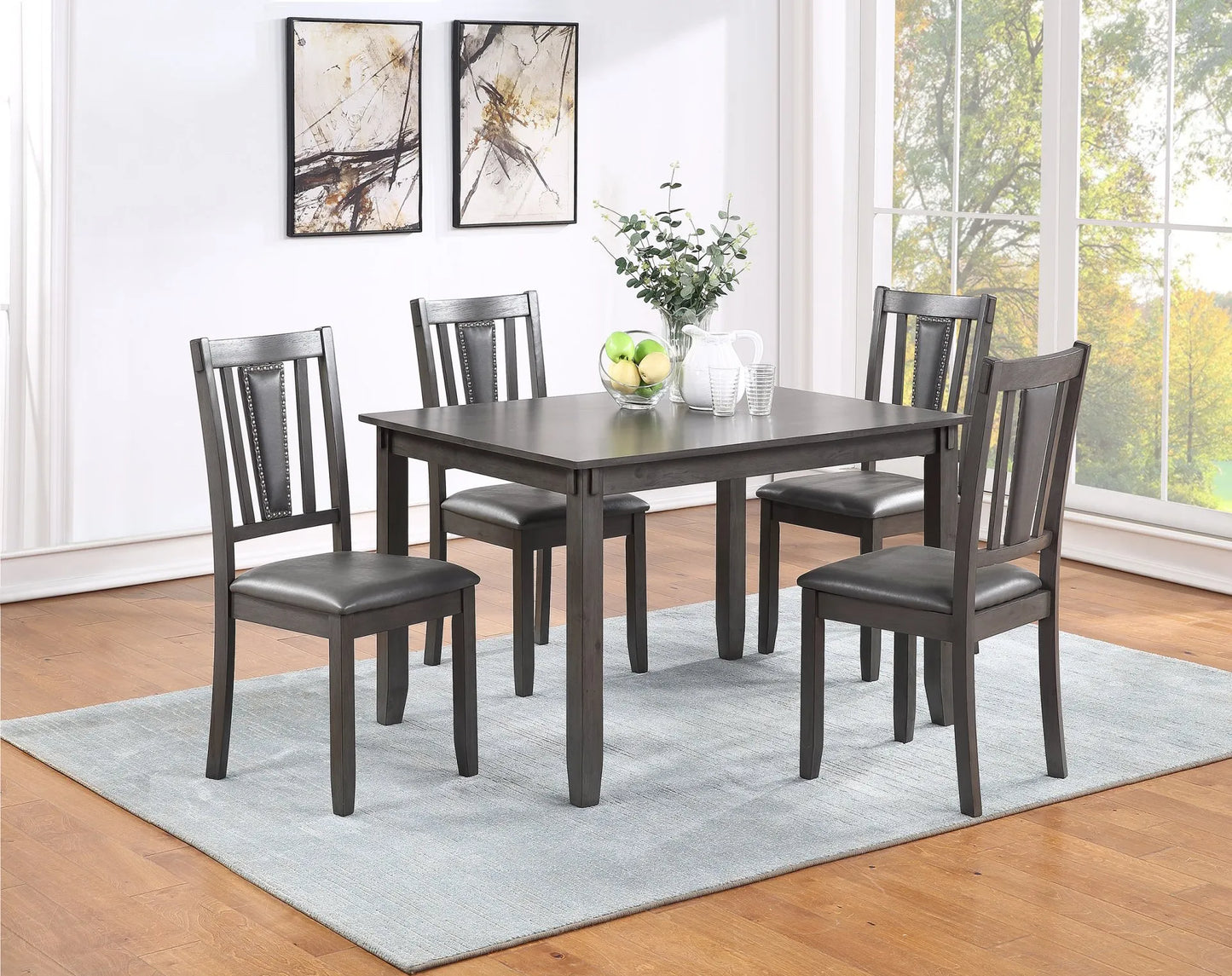 grey dining set