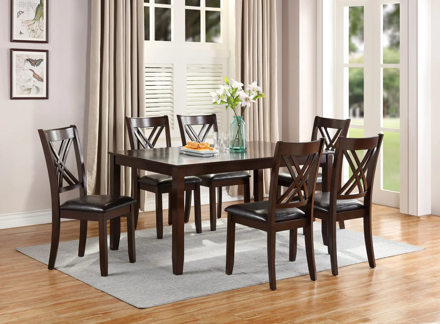 espresso dining set
