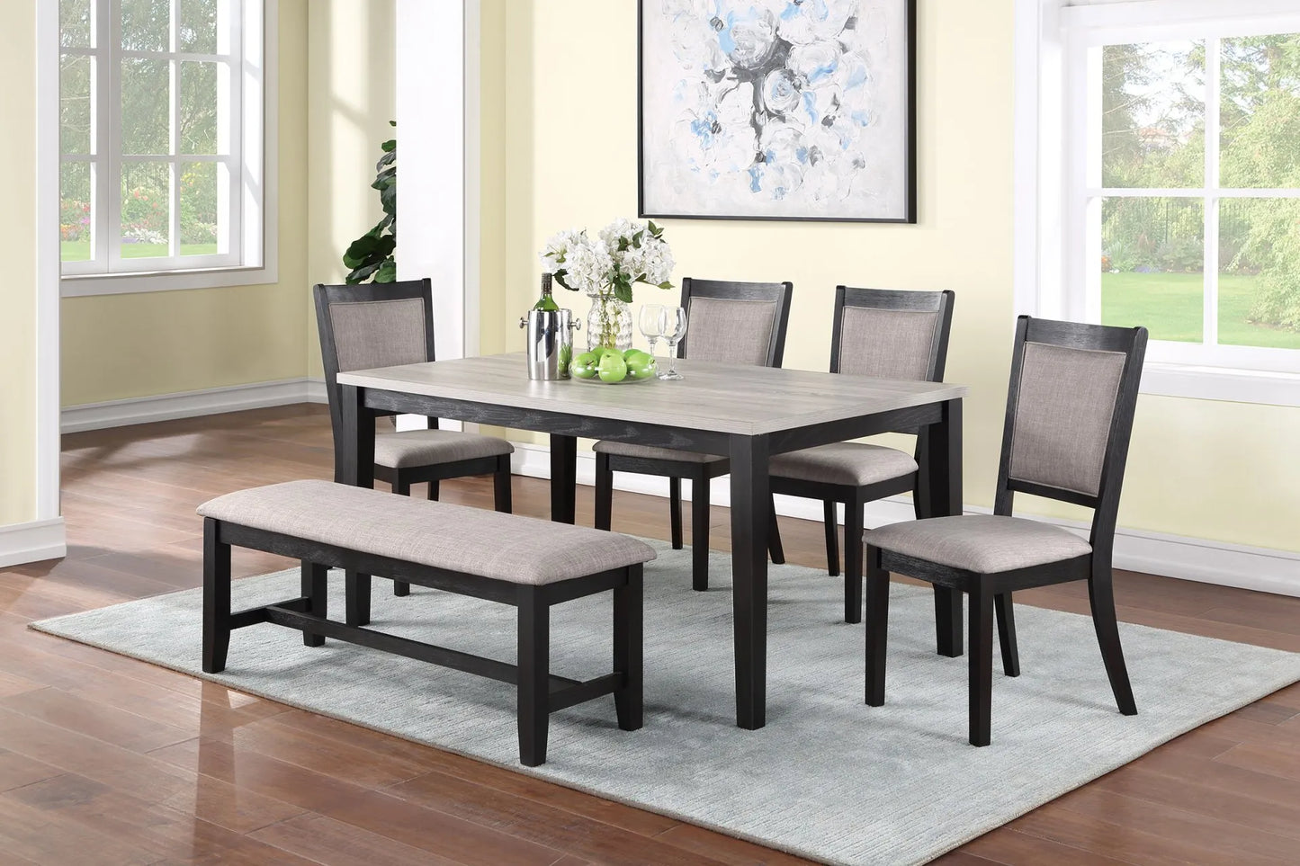 grey dining set