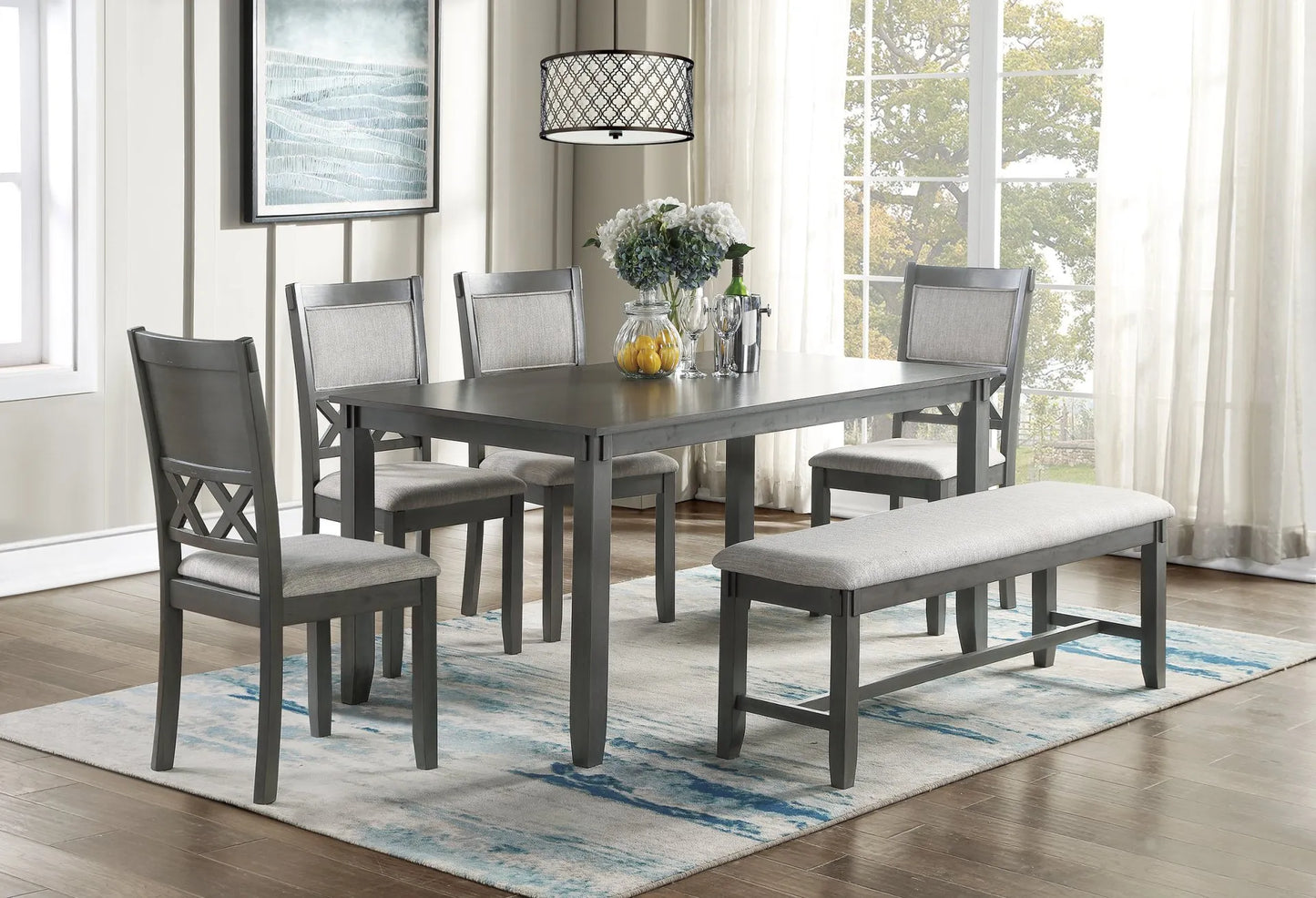 grey dining set