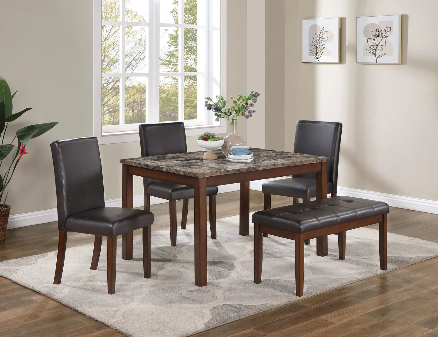 espresso dining set