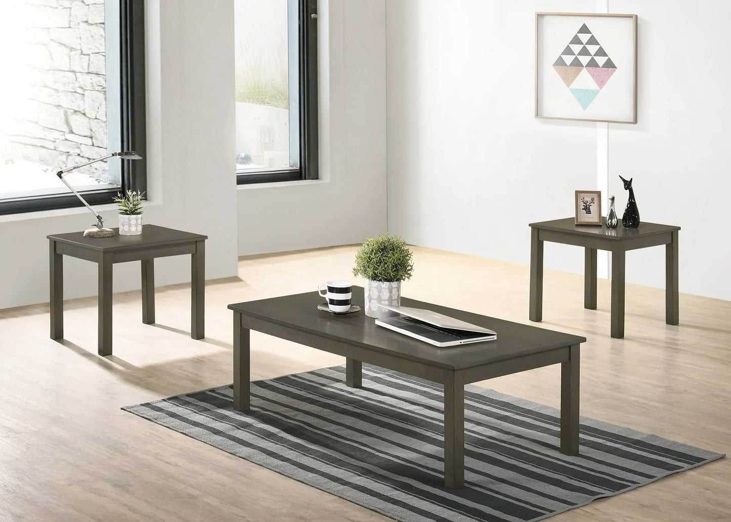Espresso wood coffee table