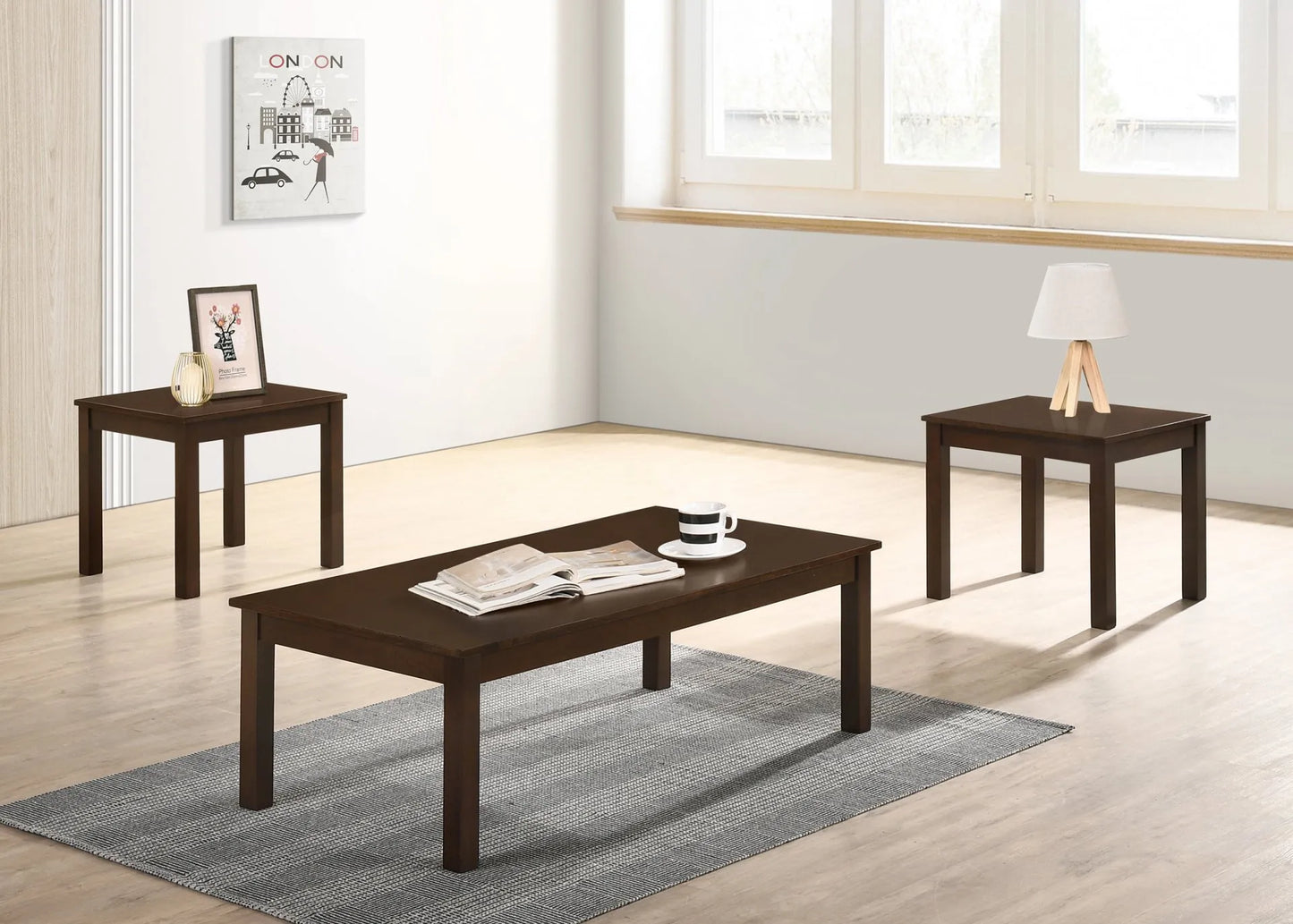 Espresso coffee table