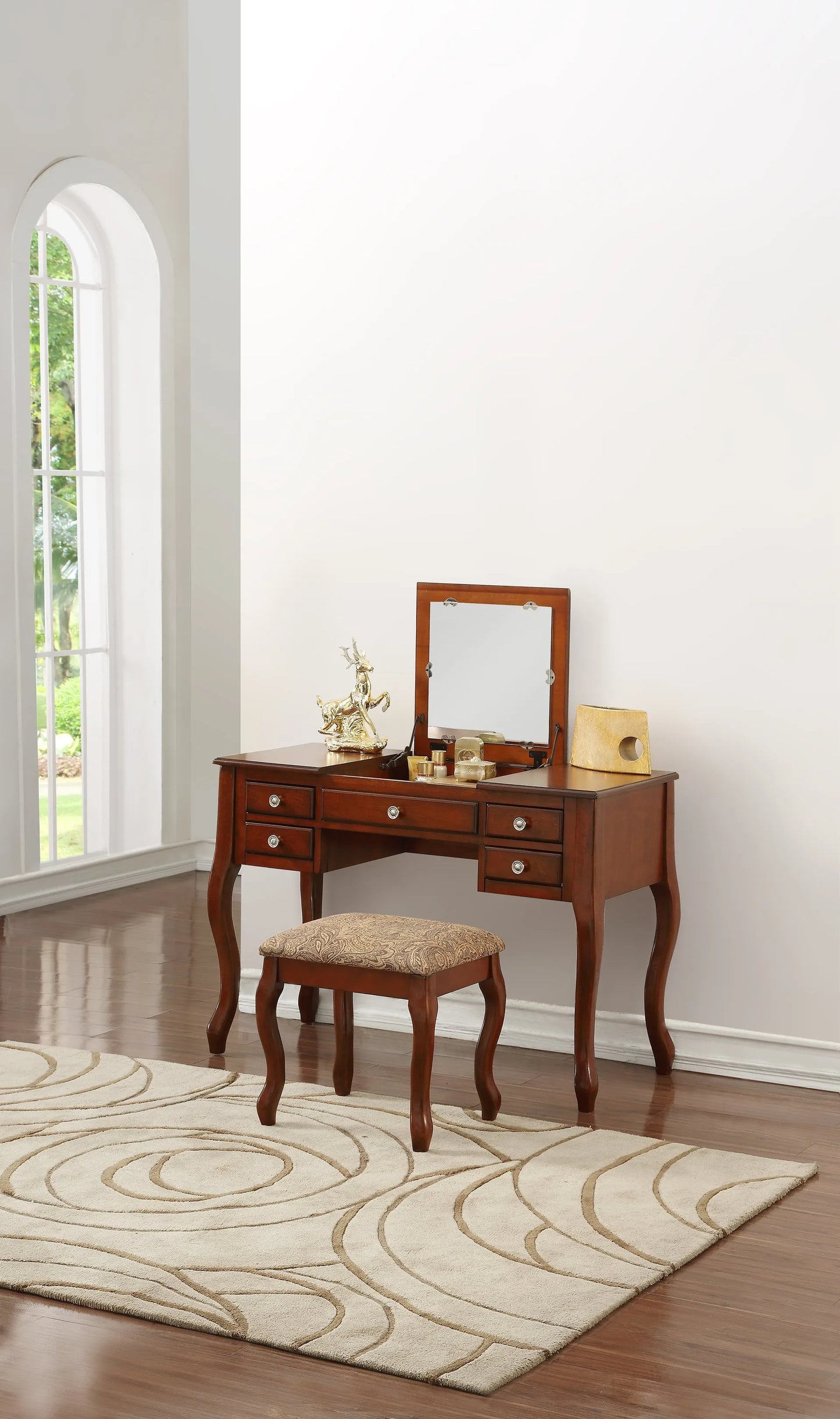 cherry vanity set