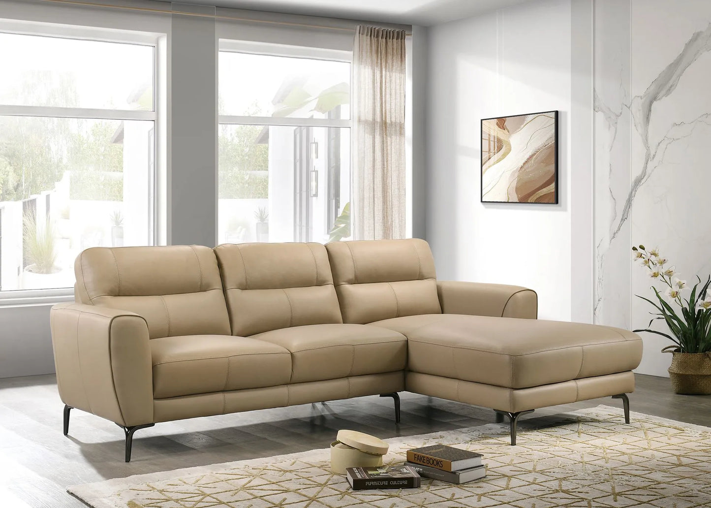 taupe fabric sofa sectional