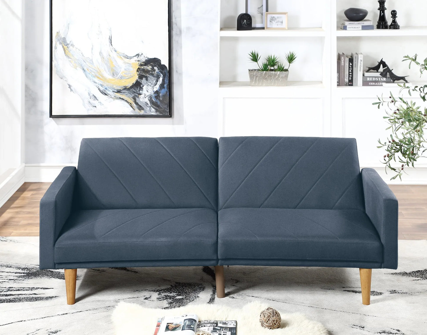 grey Convert Sofa Beds