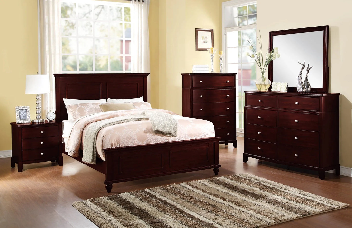 cherry bedroom set