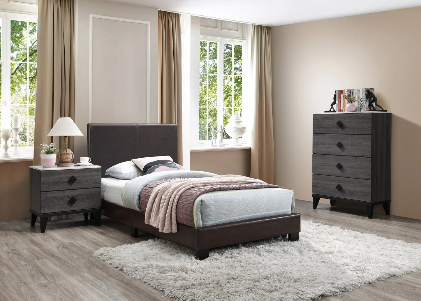 brown bedroom set