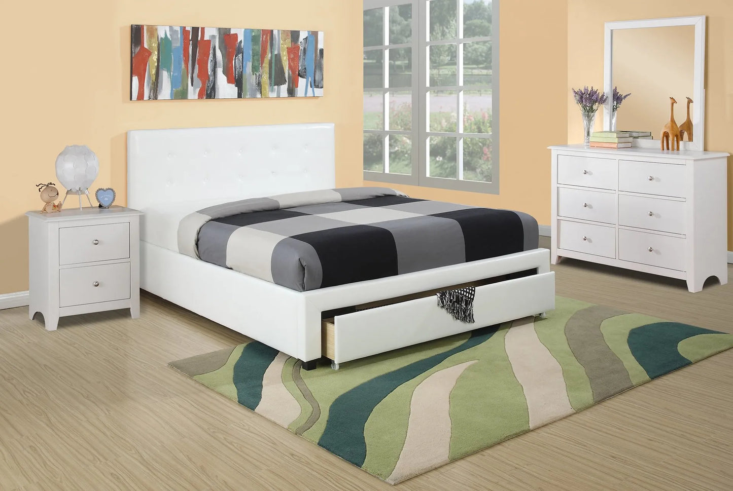 white bedroom set