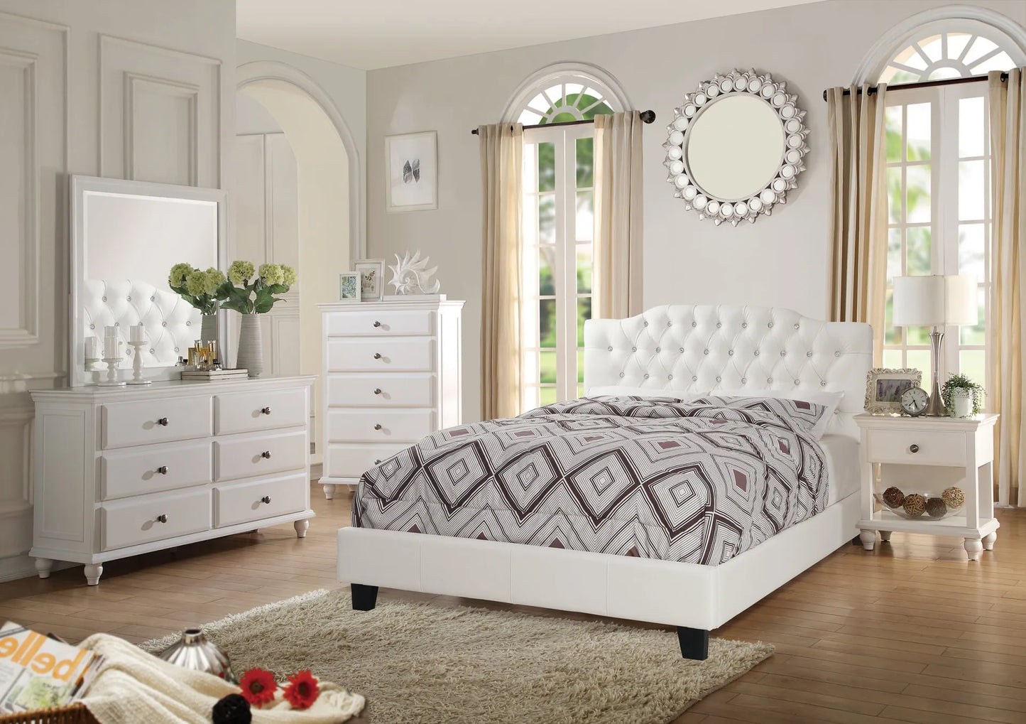 white bedroom set