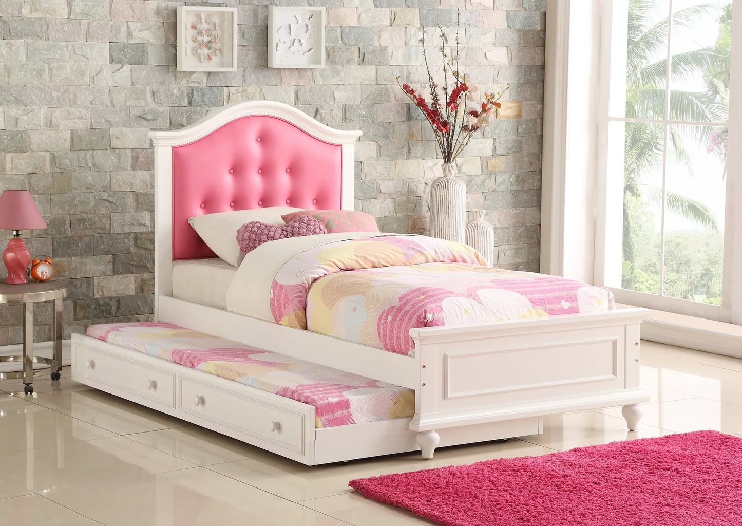 pink bedroom set