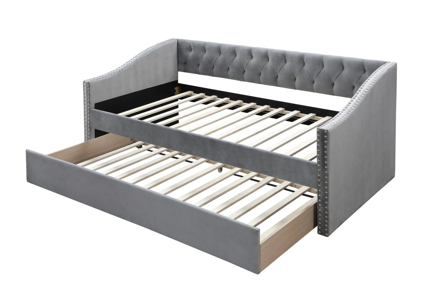 grey trundle day bed