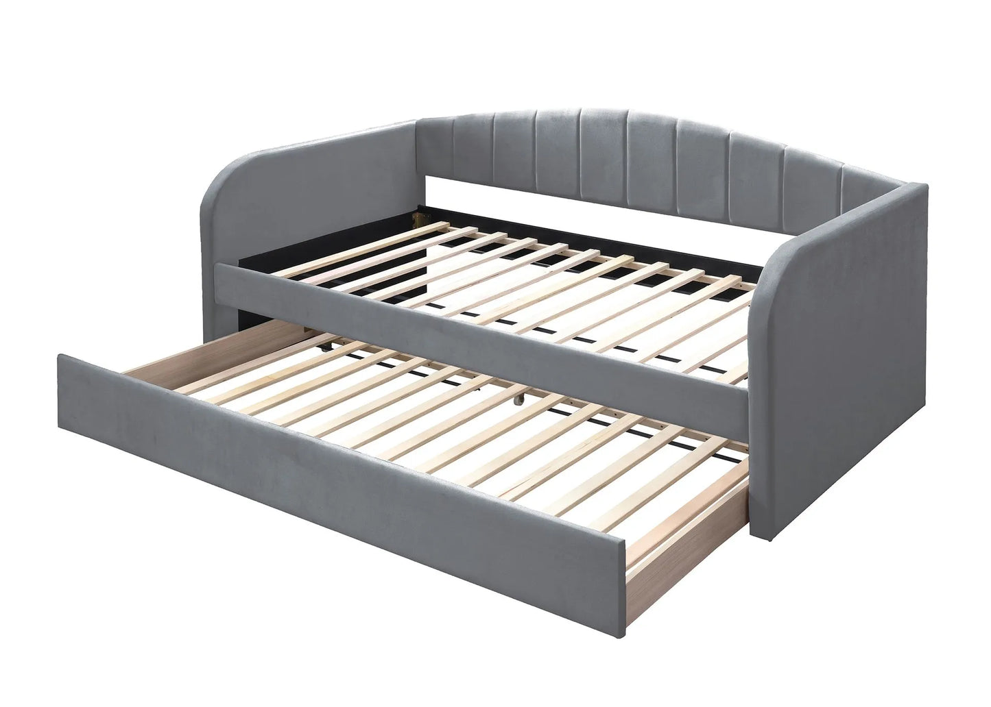 grey trundle day bed