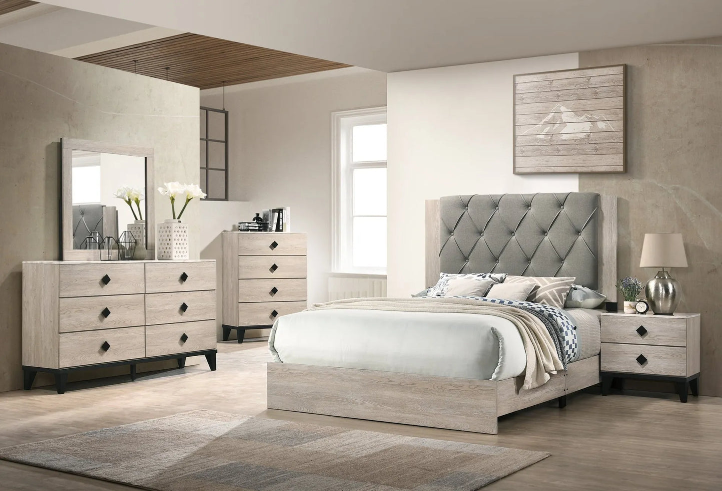 cream bedroom set