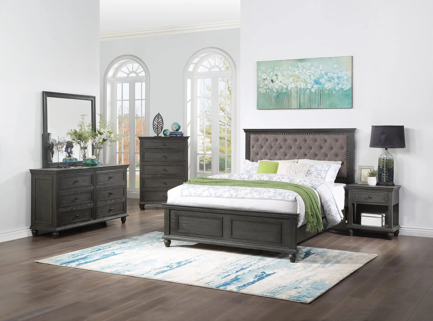grey bedroom set