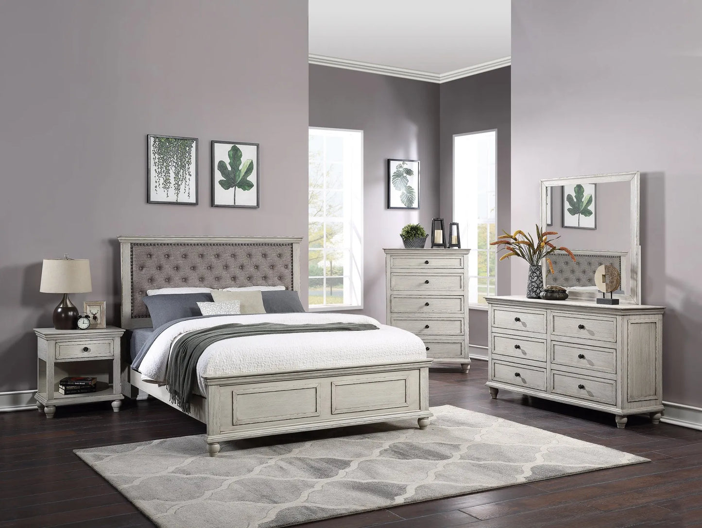 white bedroom set