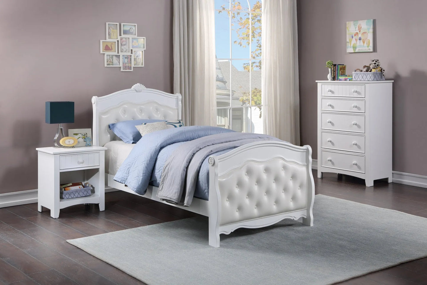 white bedroom set