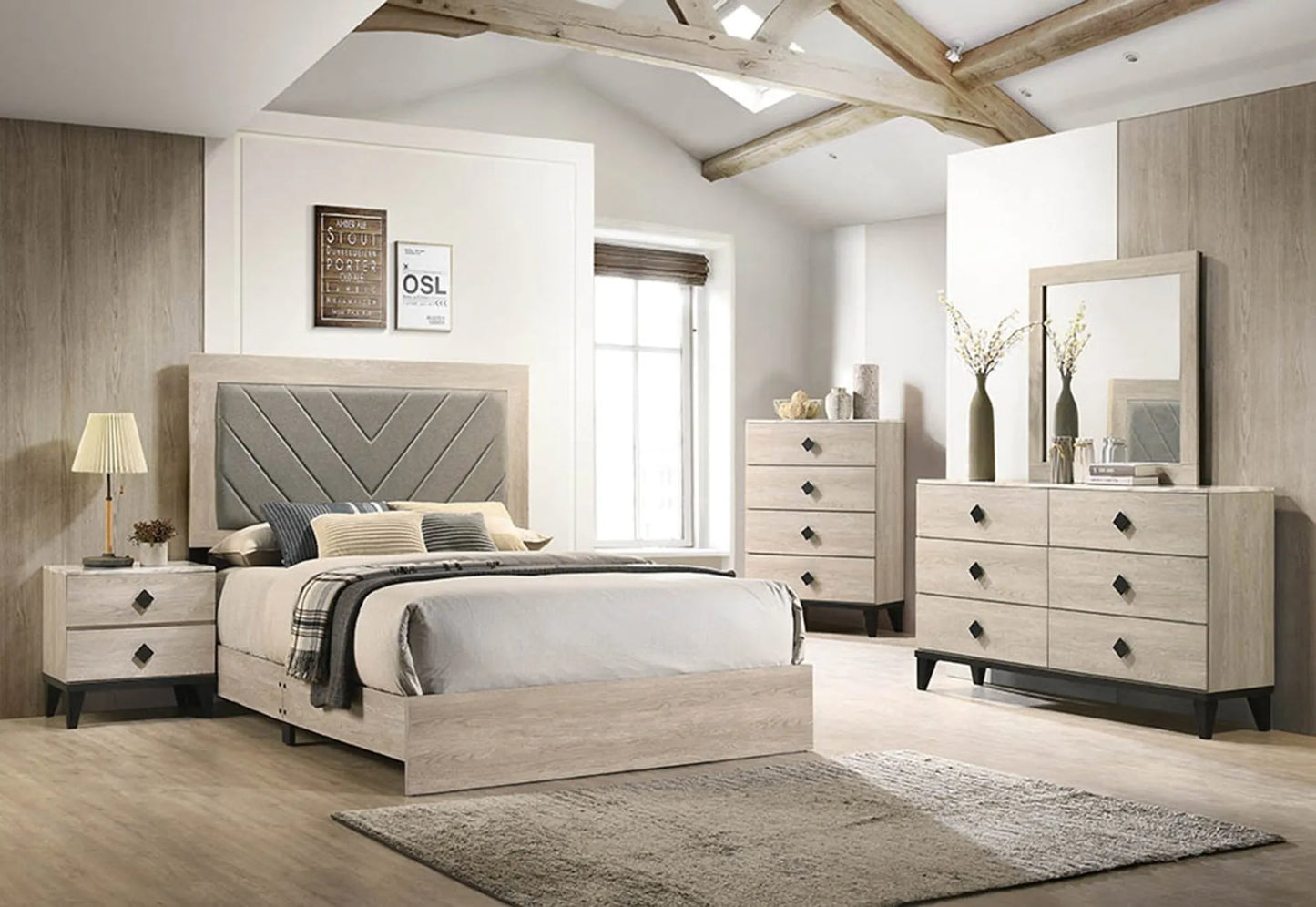 beige bedroom set