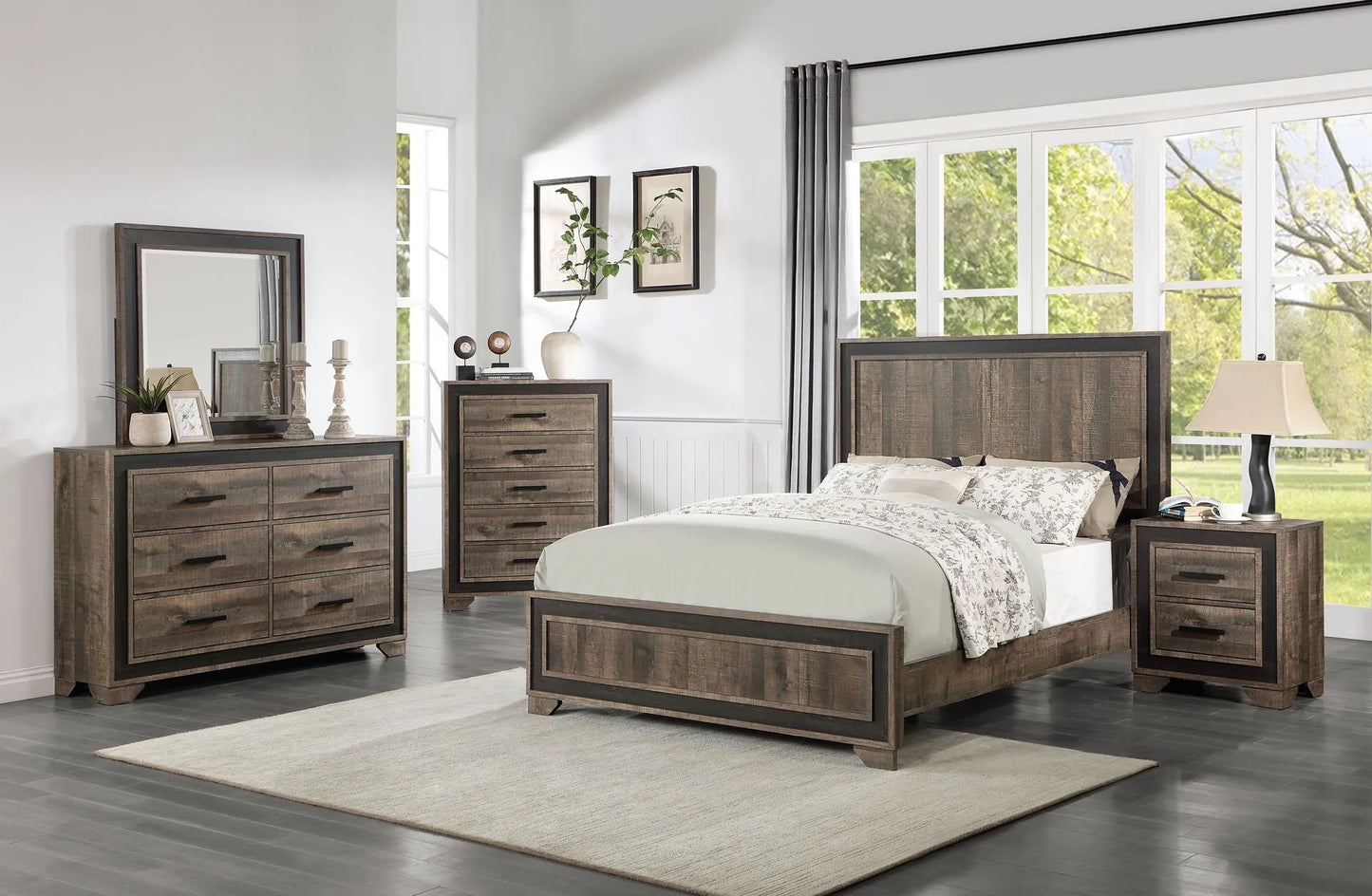 oak bedroom set