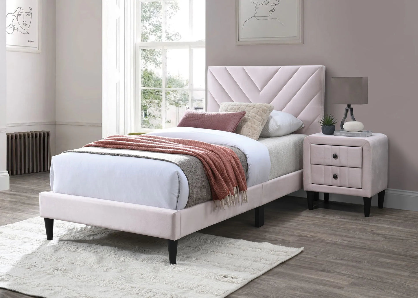 pink bedroom set