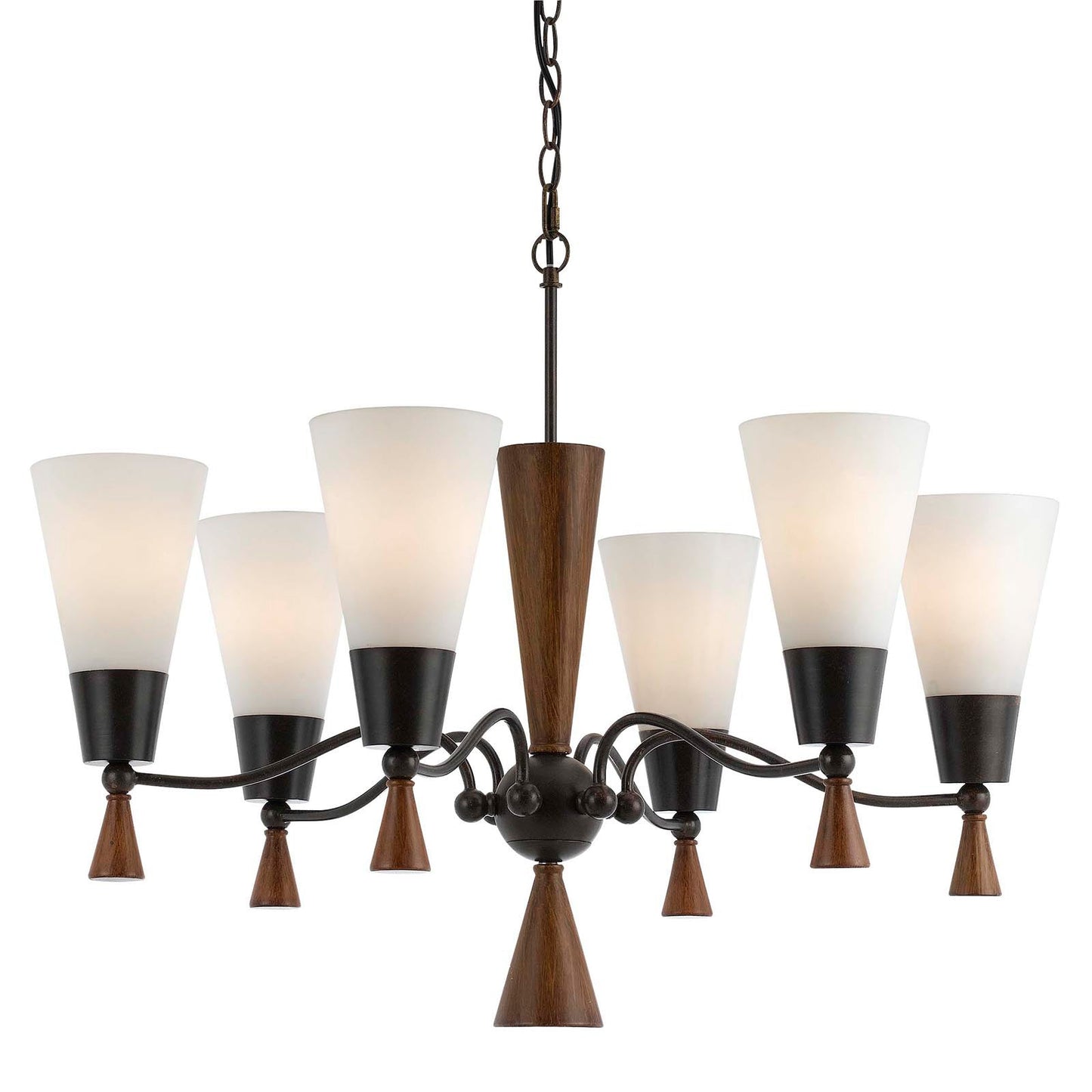 white chandeliers