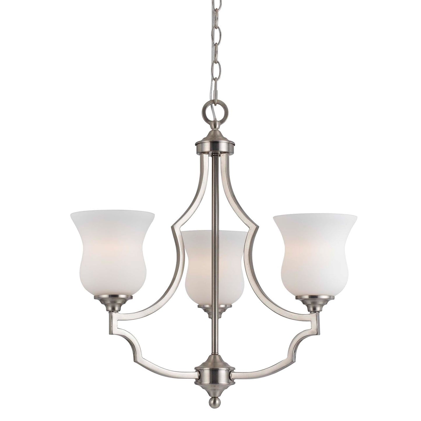 white chandeliers