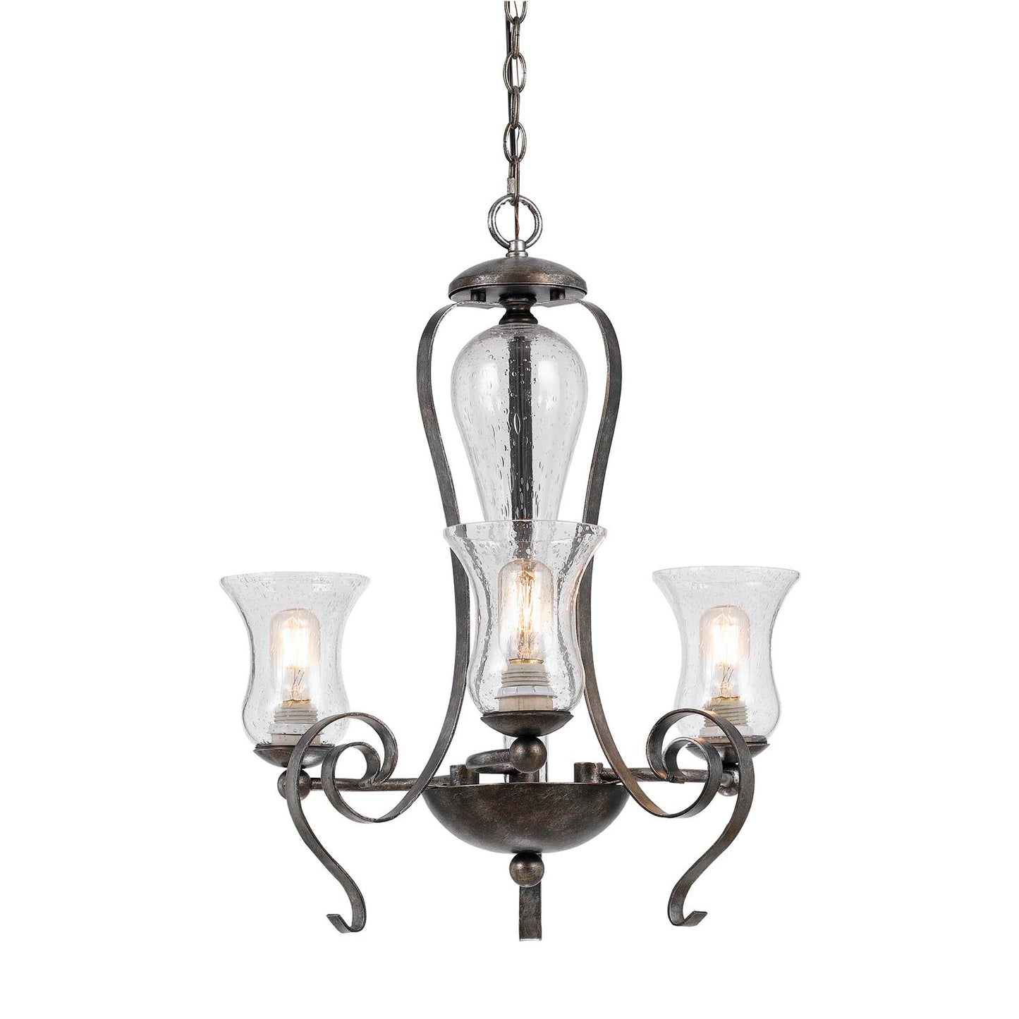 brown chandeliers