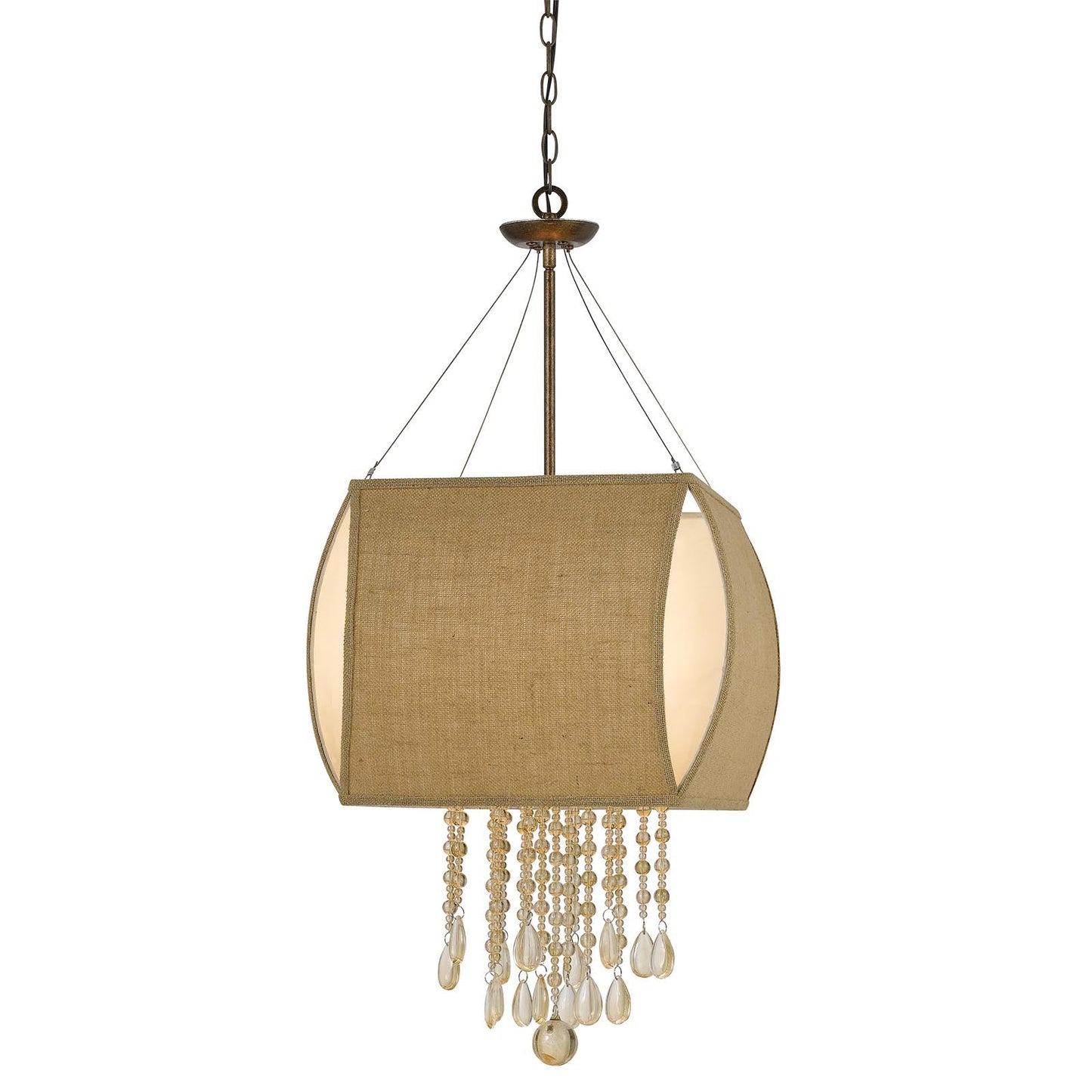 copper chandeliers