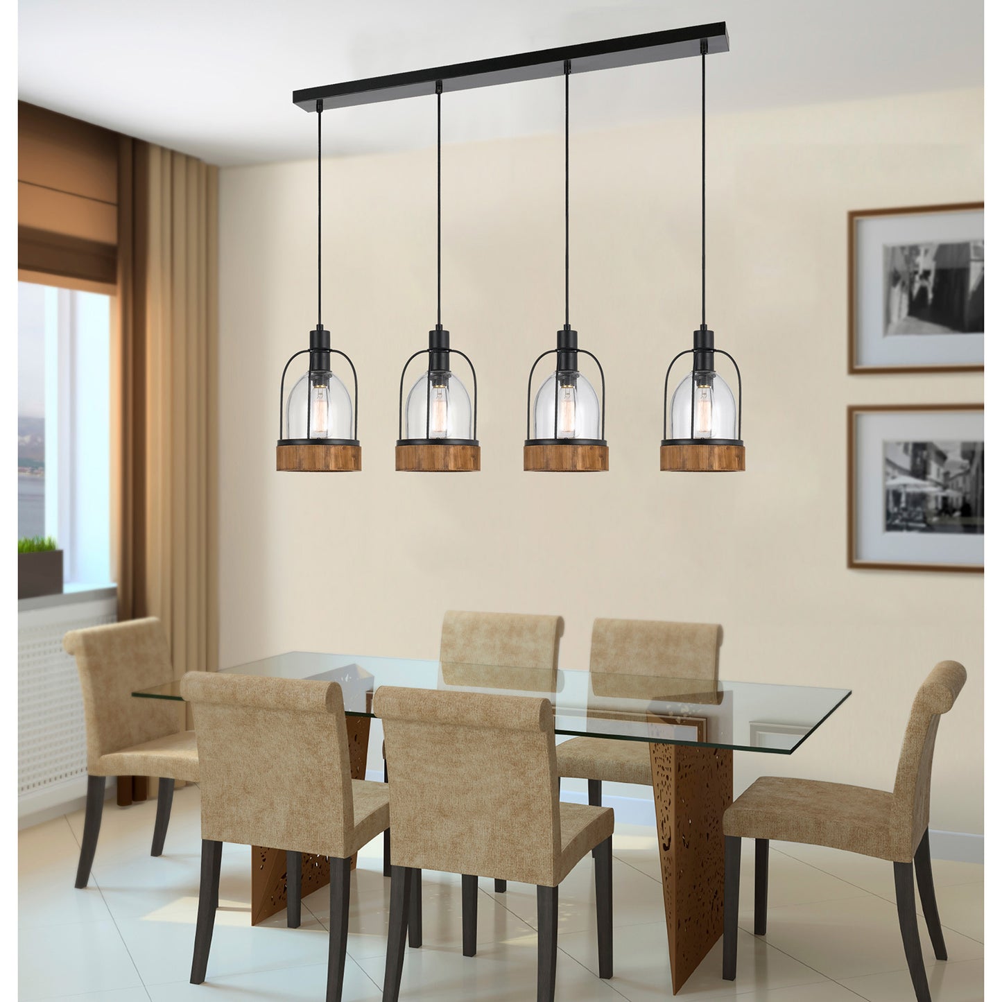wood pendant