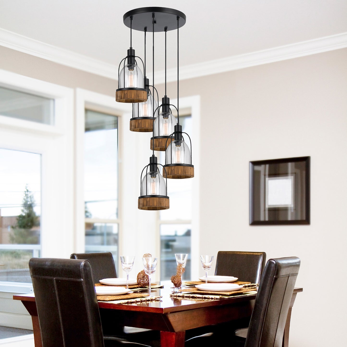 wood pendant