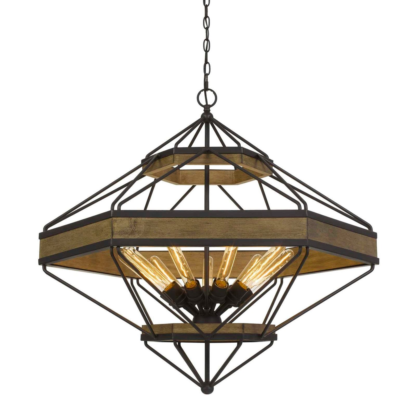 black chandeliers