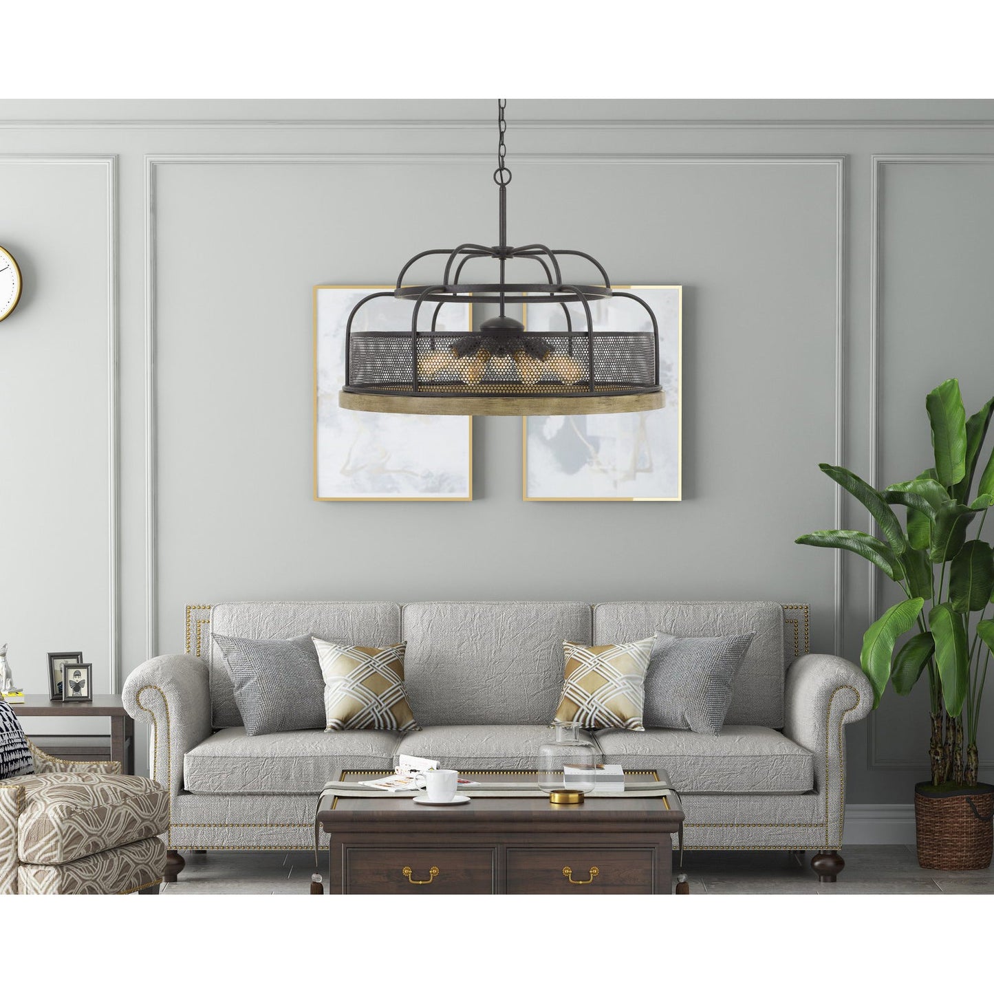 metal chandeliers