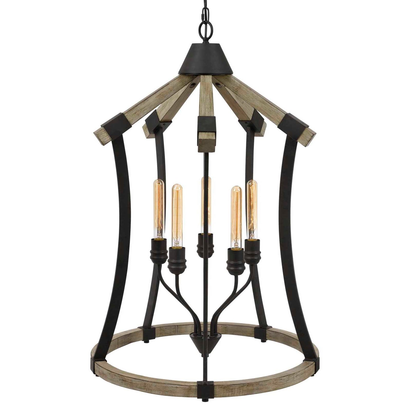oak chandeliers