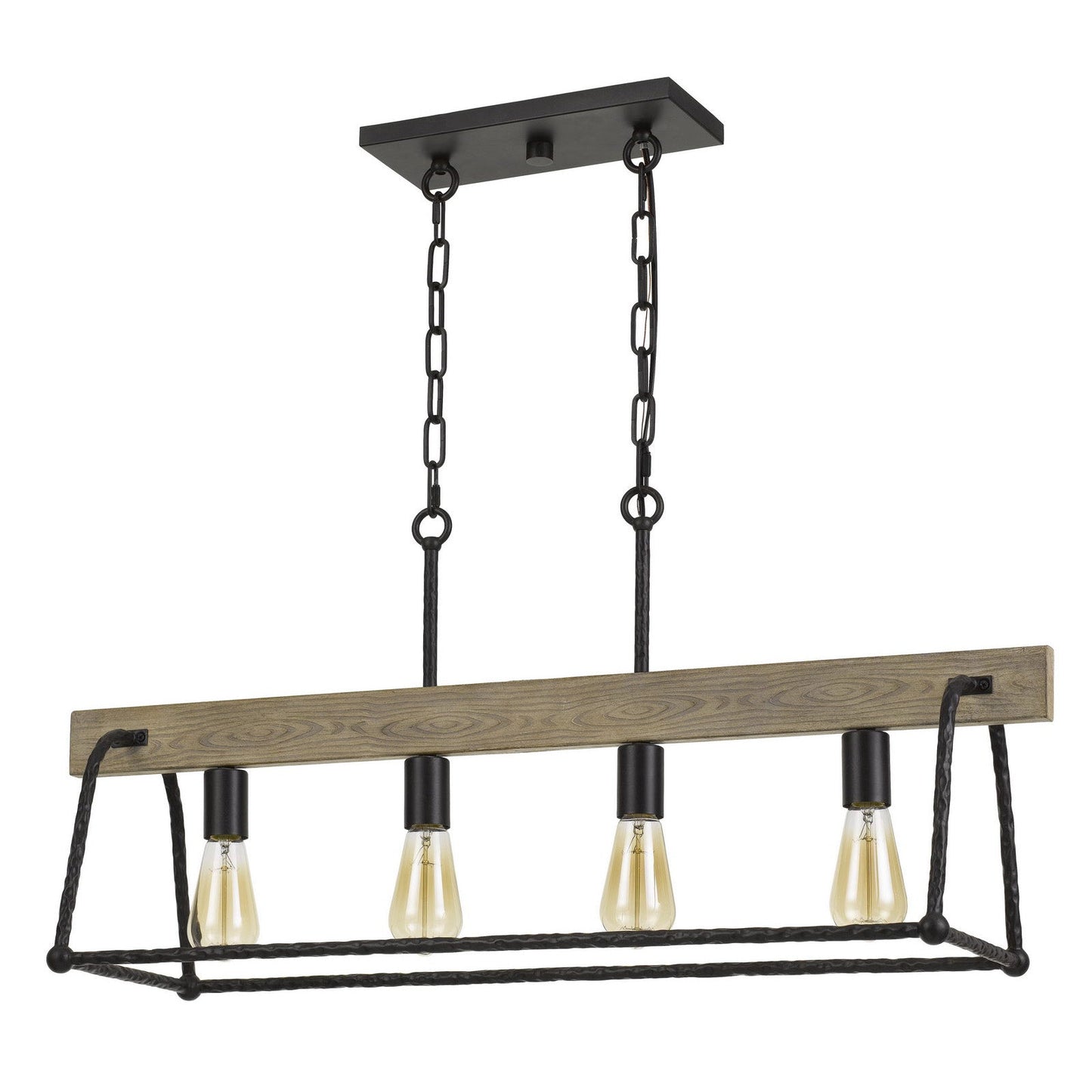 black chandeliers