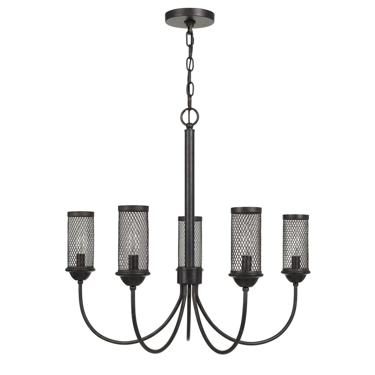 black chandeliers