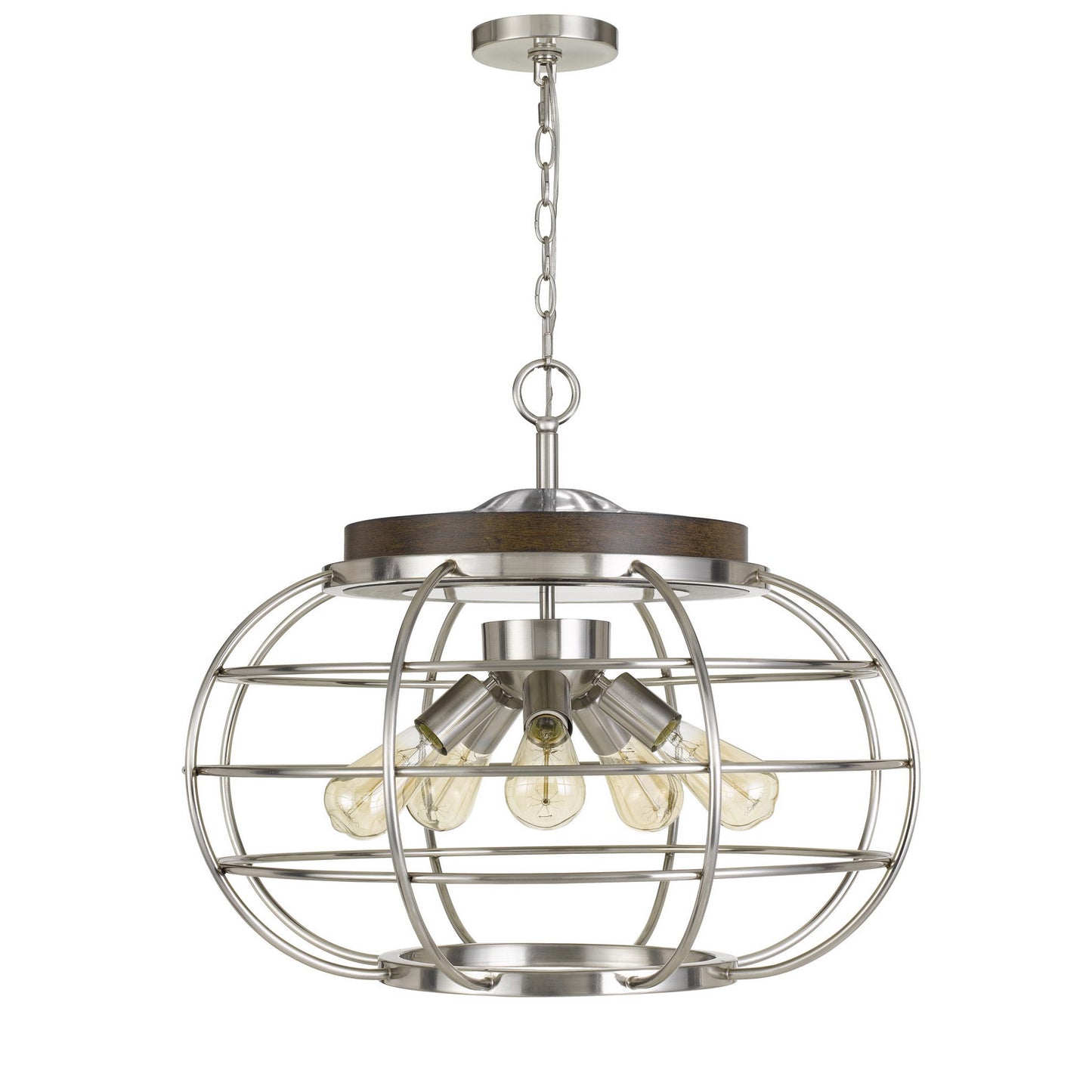 silver chandeliers