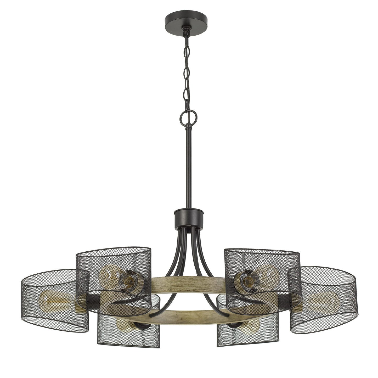 black chandeliers