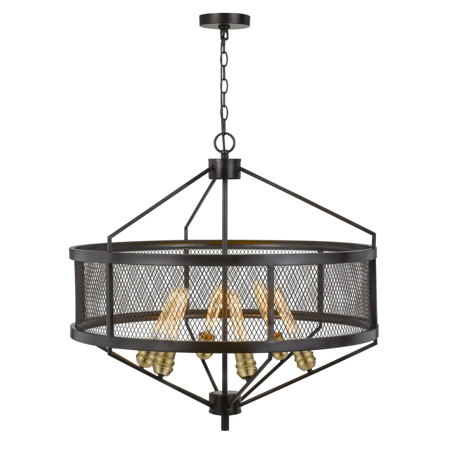 black chandeliers